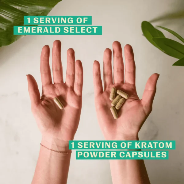 Emerald Select Enhanced Kratom Capsules - Image 6