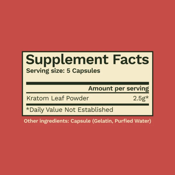 Red Bali Kratom Capsules - Image 5