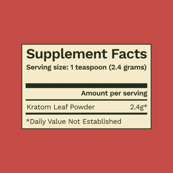 Red Borneo Kratom Powder - Image 6