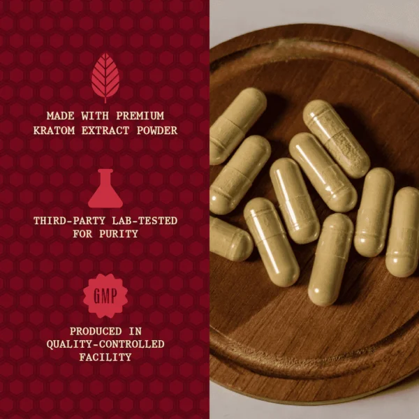 Red Gem Enhanced Kratom Capsules - Image 5