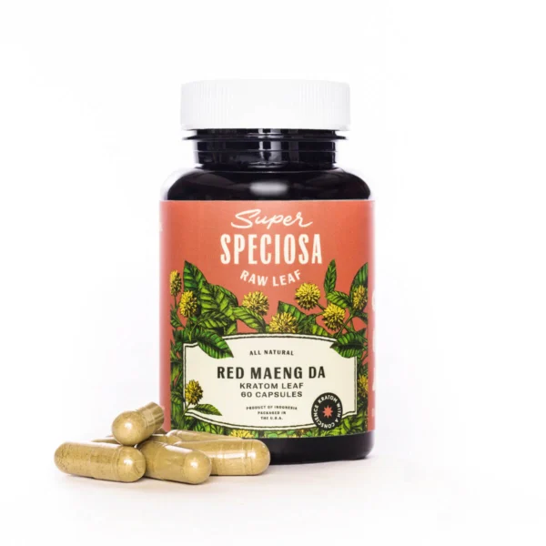 Red Maeng Da Kratom Capsules - Image 2
