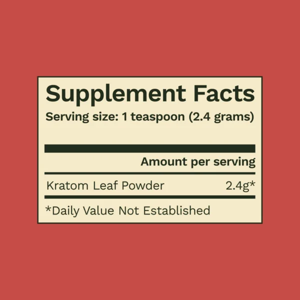 Red Maeng Da Kratom Powder - Image 7