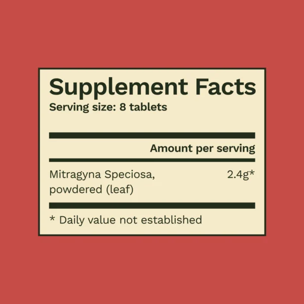 Red Maeng Da Kratom Tablets - Image 6