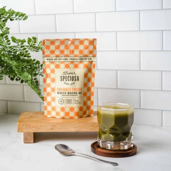 Sherbet Focus Flavored Kratom Powder - Image 3