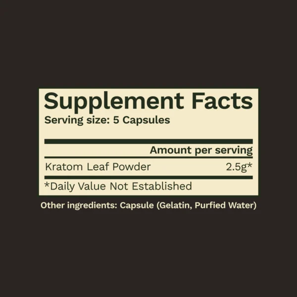 Signature Reserve Kratom Capsules - Image 5