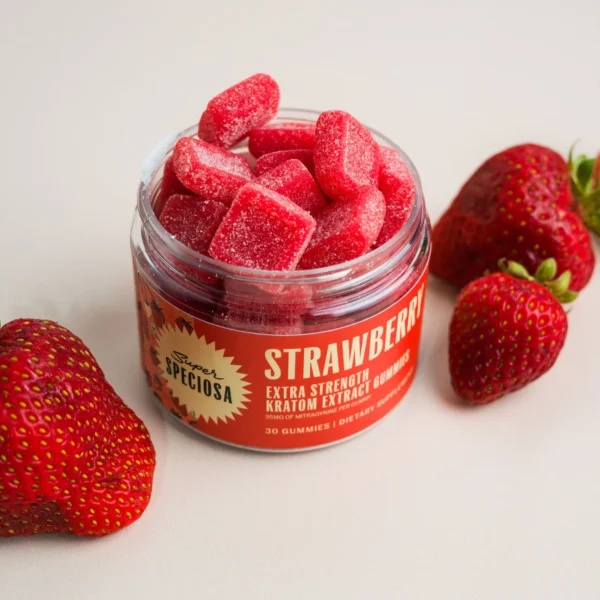 Strawberry Extra Strength Kratom Gummies - Image 6