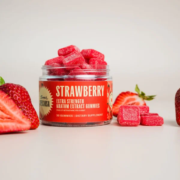 Strawberry Extra Strength Kratom Gummies - Image 7