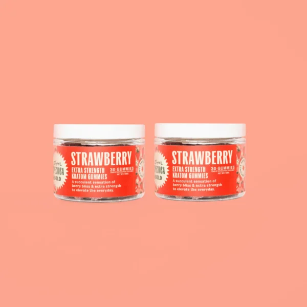 Strawberry Extra Strength Kratom Gummies - Image 9