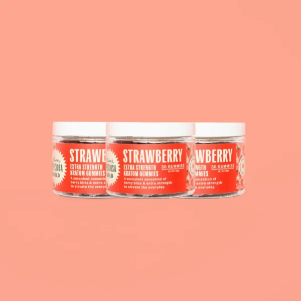 Strawberry Extra Strength Kratom Gummies - Image 10