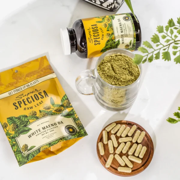 White Maeng Da Kratom Capsules - Image 2