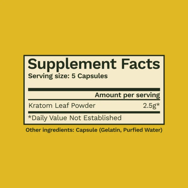White Maeng Da Kratom Capsules - Image 5